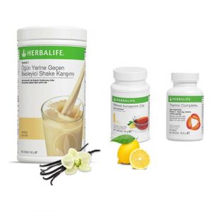 Herbalife Enerjik Vanilya Shake – Limon Çay 50 gr – Thermo