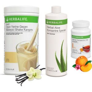 Enerjik ve Pozitif Herbalife Shake: Şeftali Çayı ve Aloe Vera İçeren Vanilya Lezzeti