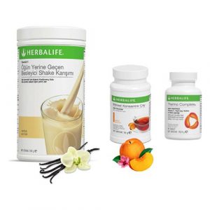 Herbalife Enerji Veren Vanilya Shake – Şeftali Çay 50 gr – Thermo