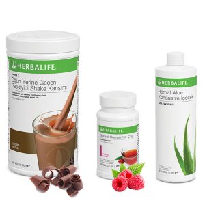 Enerjik ve Pozitif Herbalife Ürünleri: Shake Çikolata, Çay Ahududu ve Aloe Vera