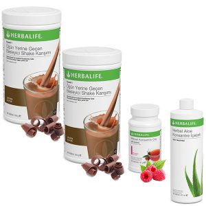 Enerjik ve Pozitif Herbalife Ürünleri: Çikolata Shake, Ahududu Çayı ve Aloe Vera
