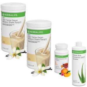 Enerjik ve Pozitif Herbalife Ürünleri: Vanilyalı Herbalife Shake, Şeftalili Herbalife Çay ve Herbalife Aloe Vera
