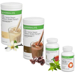 Enerjik ve Pozitif Herbalife Ürünleri: Vanilya ve Çikolata Shake ile Klasik Çay ve Thermo Complete