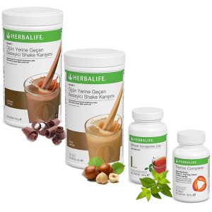 Enerjik ve Pozitif Herbalife Ürünleri: Çikolata ve Fındık Shake ile Klasik Çay ve Thermo Complete