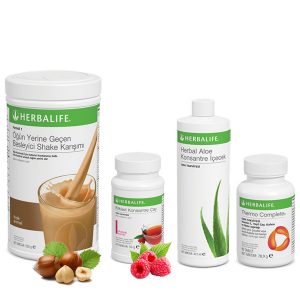 Enerjik ve Pozitif Herbalife Ürünleri: Fındık Shake, Çay Ahududu, Aloe Vera ve Thermo Complete