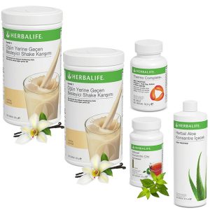 Enerjik ve Pozitif Herbalife Ürünleri: Vanilyalı Herbalife Shake, Herbalife Çay Klasik, Herbalife Aloe Vera ve Herbalife Thermo