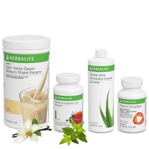 Enerjik ve Pozitif Herbalife Ürünleri: Herbalife Shake Vanilya, Herbalife Çay Klasik 100 Gr, Herbalife Aloe Vera, Herbalife Thermo