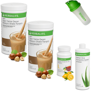 Enerjik ve Pozitif Herbalife Ürünleri: Fındık Aromalı Herbalife Shake, Limonlu Herbalife Çay, Aloe Vera İçeren Herbalife Ürünleri ve Shaker