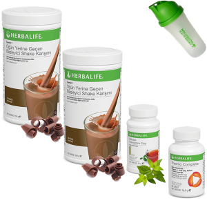 Enerjik ve Pozitif Herbalife Ürünleri: Çikolata Shake, Çay Klasik, Thermo Complete ve Shaker