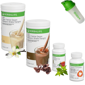 Enerjik ve Pozitif Herbalife Ürünleri: Vanilya ve Çikolata Shake ile Çay Klasik ve Thermo ile Şekeri Atın!