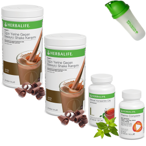 Enerjik ve Pozitif Herbalife Ürünleri: Çikolata Shake, Çay Klasik, Thermo Complete ve Shaker