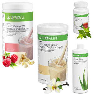 Enerjik ve Pozitif Herbalife Ürünleri: Ahududu Shake, Vanilya Shake, Çay Klasik ve Aloe Vera