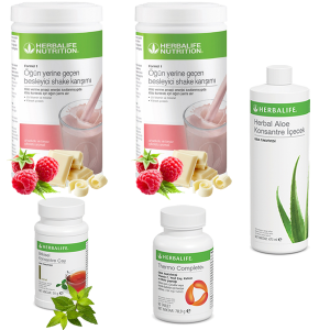 Enerjik ve Pozitif Herbalife Ürünleri: Ahududu Shake, Çay Klasik, Aloe Vera ve Thermo Complete