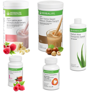 Enerjik ve Pozitif Herbalife Ürünleri: Ahududu Shake, Fındık Shake, Ahududu Çayı, Aloe Vera ve Thermo Complete