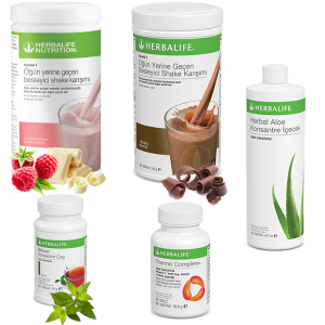Enerjik ve Pozitif Herbalife Ürünleri: Ahududu ve Çikolata Shake, Çay Klasik, Aloe Vera ve Thermo Complete