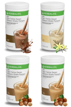 Herbalife Ürünleri Shake Fındıklı (2 adet) + Shake Çikolatalı + Shake Vanilyalı