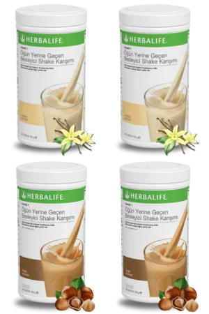 Herbalife Ürünleri Shake Vanilyalı (2 adet), Shake Fındıklı (2 adet)